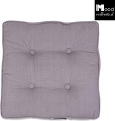 Matraskussen Tivoli 45x45x7 (Div. Kleuren) - Licht Grijs - 2 stuks