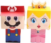 Uitdeeldoosjes Mario + Princess 10 Stuks - Uitdeelcadeau Kinderfeestje