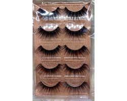 5-pack Nep Wimpers - 5-Pack False Eyelashes - High Quality - Non-Cruelty - #SL07