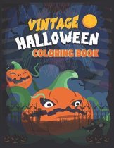 Vintage Halloween Coloring Book
