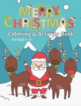 Christmas Activity & Coloring Book for Kids Ages 4-8