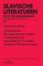 Slavische Literaturen- 