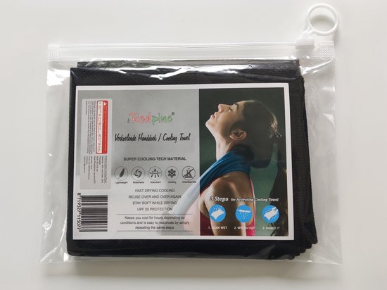 Redpine® sport verkoelende handdoek - cooling towel - 100x30cm - 1 stuk