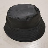 Bucket Hat - Zonnehoedje - Vissershoedje – Festivalhoedje - zwart