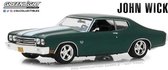John Wick 2: 1970 Chevrolet Chevelle SS396 Green-White Stripes 1:43 Scale Vehicle