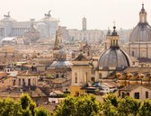 Uitzicht op Monument Victor Emmanuel II in Rome - Fotobehang (in banen) - 450 x 260 cm