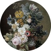 Stilleven met bloemen, Eelke Jelles Eelkema - Foto op Behangcirkel - ⌀ 60 cm