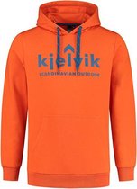 Kjelvik heren hoodie oranje maat XL