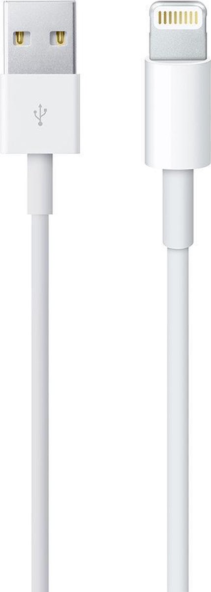 USB naar Lightning kabel voor Apple Iphones en/of Ipads- 1 meter