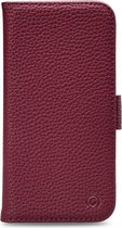 Apple iPhone Xs Max Hoesje - Mobilize - Elite Gelly Serie - Kunstlederen Bookcase - Bordeaux Rood - Hoesje Geschikt Voor Apple iPhone Xs Max