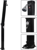 Buitendouche Solar inklapbaar 23 L 214 cm zwart