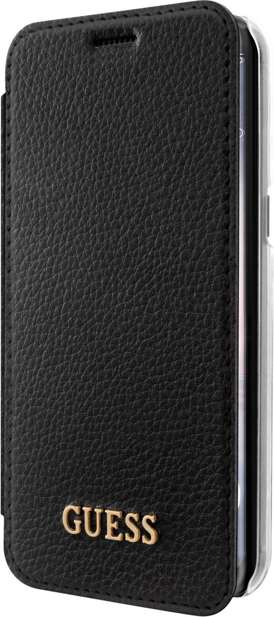Guess IriDescent Book Case - Geschikt voor Samsung Galaxy S8+ (Plus versie) - Zwart