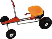 Retro go cart met rem voor kinderen - trek en duw go cart - RETRO - 75 x 50 x 42 cm
