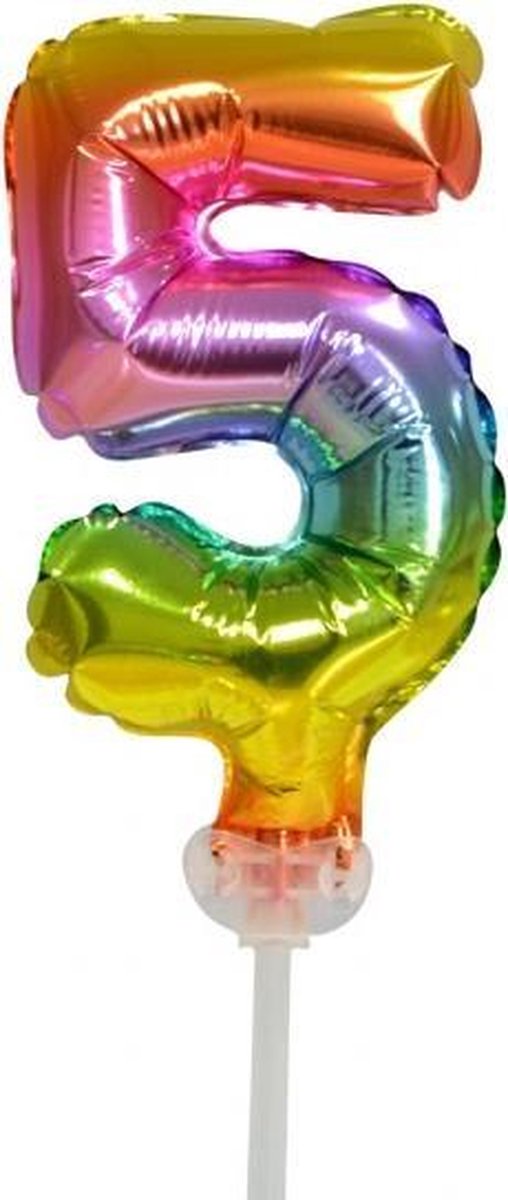 Helium cijfer ballon 5