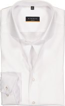 ETERNA slim fit overhemd - mouwlengte 72 cm - niet doorschijnend twill heren overhemd - wit - Strijkvrij - Boordmaat: 44