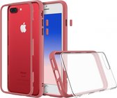 Apple iPhone 8 Plus Hoesje - Rhinoshield - MOD NX Serie - Hard Kunststof Backcover - Coral Pink - Hoesje Geschikt Voor Apple iPhone 8 Plus