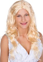 dressforfun - Pruik engel blond - verkleedkleding kostuum halloween verkleden feestkleding carnavalskleding carnaval feestkledij partykleding - 300743