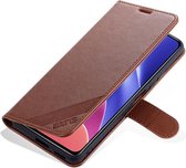 AZNS Xiaomi Poco F3 / Mi 11i Hoesje Wallet Book Case Kunstleer Bruin