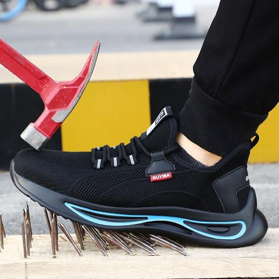 Veiligheidsschoenen Mannen Vrouwen Stalen Neus Trainers