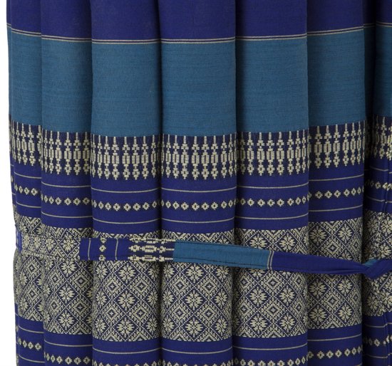 Fine Asianliving Thaise Mat Oprolbaar Matras 190x50x4.5cm Oceaan Blauw Meditatie Mat Matras van Merkloos — afbeelding 2
