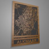 Stadskaart / Stratenkaart Alkmaar met coördinaten