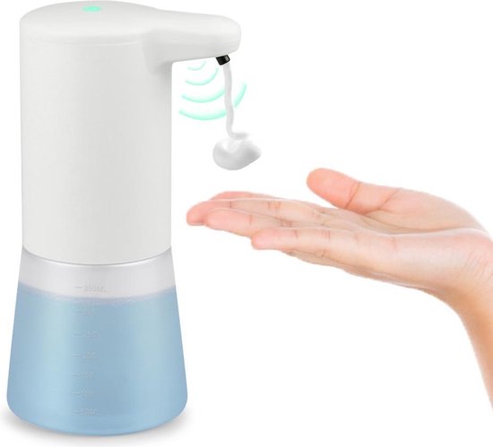 Automatische Schuim foam zeepdispenser USB oplaadbaar duurzaam 350ml met  Infrarood sensor | bol.com