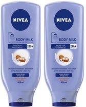 Nivea Body Milk Zijdezacht Onder De Douche Multi Pack - 2 x 400 ml