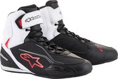 ALPINESTARS FASTER-3 BLACK WHITE RED SHOES 8.5 - Maat - Laars