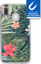 Samsung Galaxy A40 Hoesje - My Style - Magneta Serie - TPU Backcover - Black Jungle - Hoesje Geschikt Voor Samsung Galaxy A40