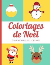 Coloriages de Noel - calendrier de l'avent