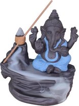 Ganesha Wierookbrander - Wierookhouder met Waterval - Inclusief 50 Wierookkegels