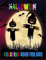 Halloween Coloring book For Kids: 50 + Halloween Coloring Pages for Boys and Girls