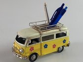 Retro Hippie Bus pennenbak geel