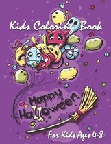 Happy Halloween Kids Coloring Book