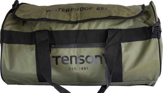 Tenson Travel Bag 65 L - Waterdichte Reistas - Unisex - Olijfgroen - Maat  65 Liter | bol.com