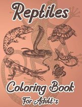 Reptiles Coloring Book For Adult's