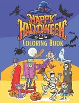 Happy Halloween Coloring Book