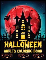 halloween adults coloring book