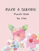 MAZE & SUDOKU Puzzle book for kids