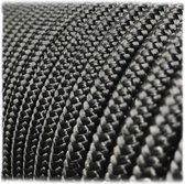 6MM PPM - Black - 10 meter - #016- dubbel gevlochten