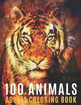 100 Wildlife Scenes, Coloring Book Cafe, 9798724486552