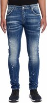 My Brand Bleached White Spotted Jeans - Denim Blue - W36