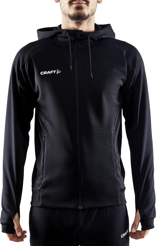 Craft Craft Evolve Hooded Sportvest - Maat M  - Mannen - zwart