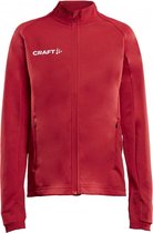 Craft Craft Evolve Full Zip Sportvest - Maat 152  - Unisex - rood