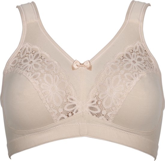 Elbrina beugelloze Vrouwen Beha - Powder - Maat 95B