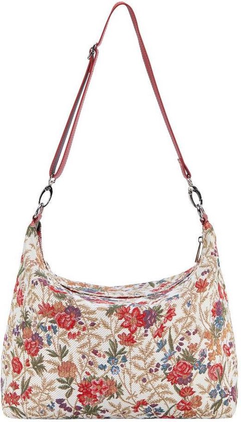 Slouch bag - Sac porté épaule - Flower Meadow - William Kilburn