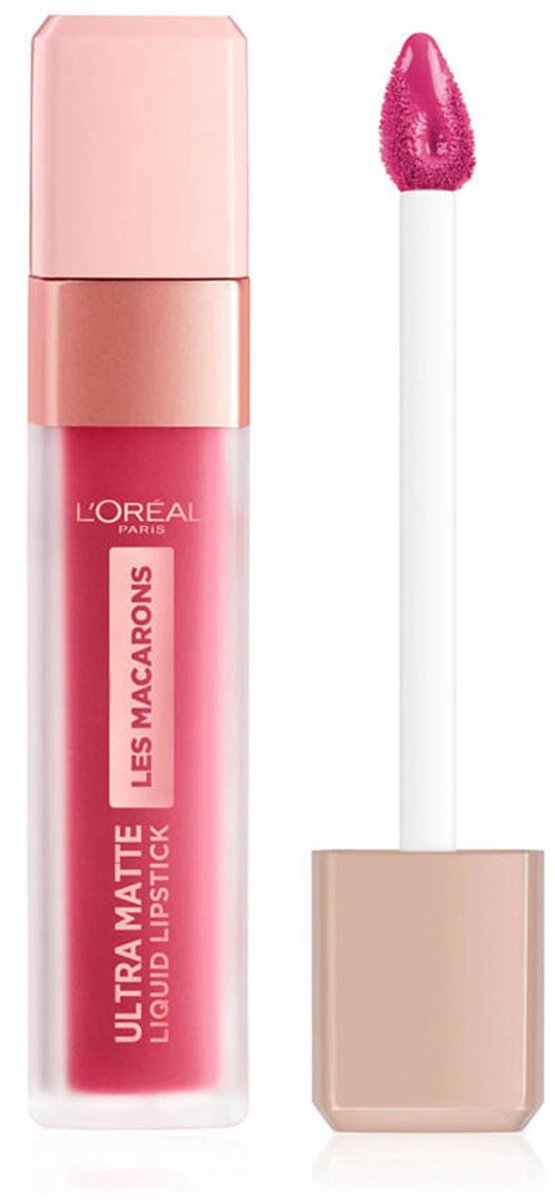 L’Oréal Paris Les Macarons Langhoudende Matte Lipstick - 820 Praline De Paris - Roze - 6,7 ml