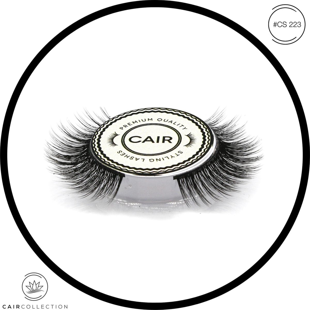 CAIRSTYLING CS#223 Premium Professional Styling Lashes Wimperverlenging Synthetische Kunstwimpers False Lashes Cruelty Free Vegan