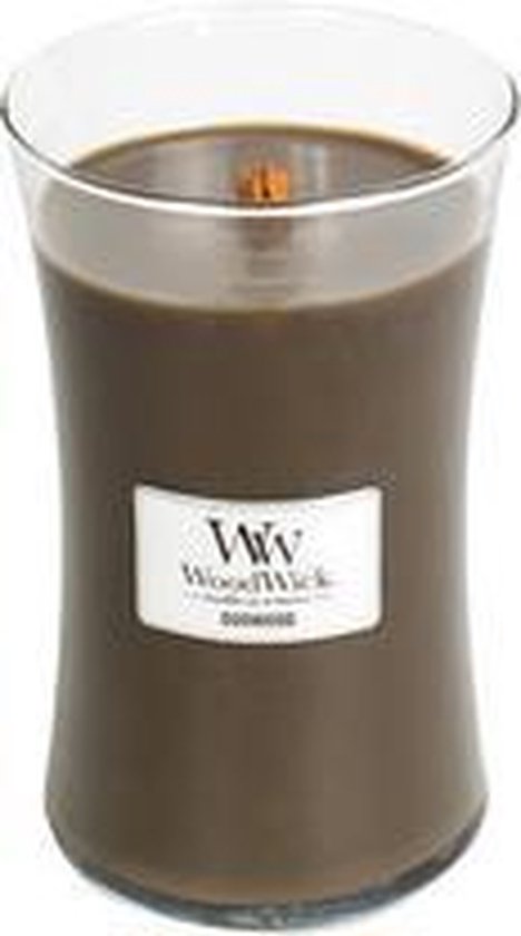 WoodWick Hourglass Medium Geurkaars - Oudwood - Woodwick