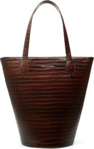 Isabel Bernard Femme Forte Dames HandtasShopper Leer - bruin